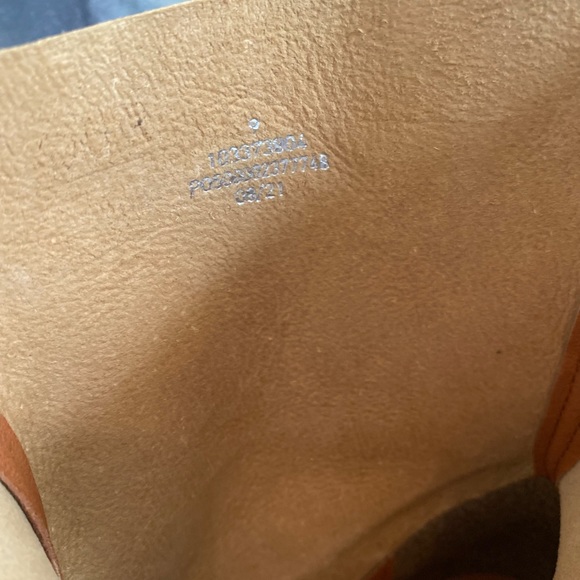 ASOS Rochelle Premium Leather Platform Heel Ankle Boots in Camel - Picture 11 of 12